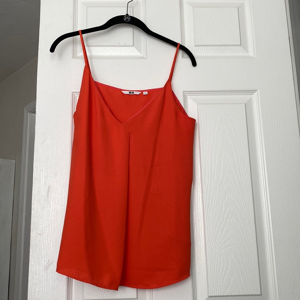 Orange Uniqlo Large Top